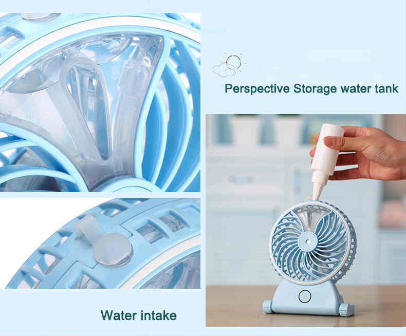Portable Rechargeable Humidifier Water Spray Air Conditioning Cooler