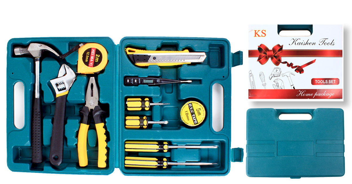 Home Kit Toolbox Set (12 Pieces) price in Pakistan at Symbios.PK