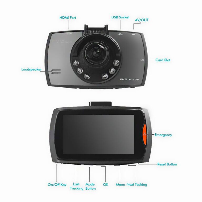 Advanced Portable Car Camcorder DVR HD Recorder price in Pakistan at
