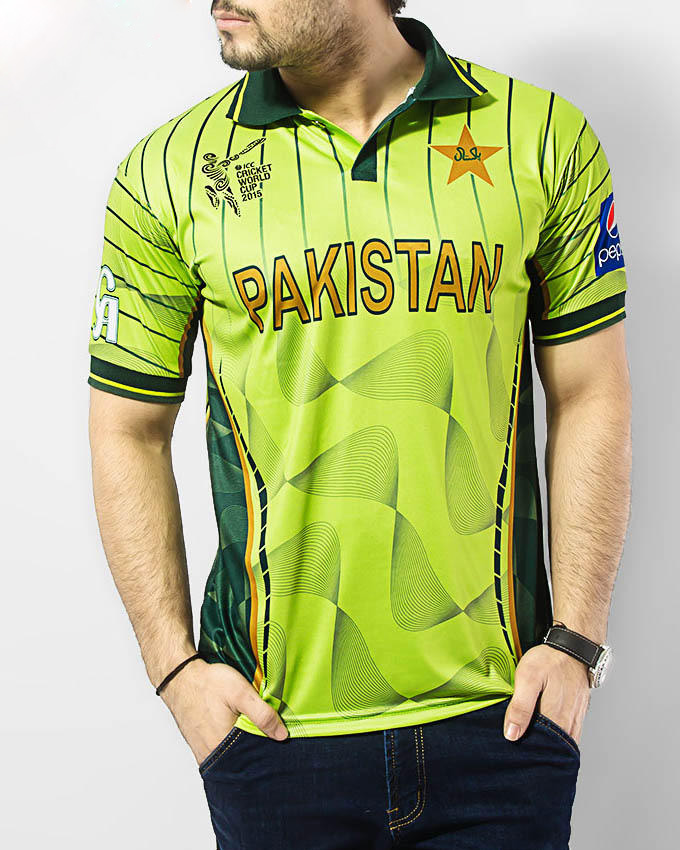 World Cup 2015 Official Pakistan Jersey TShirt price in Pakistan at