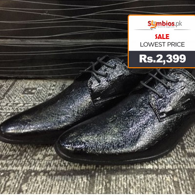 Fitfoot BLack Formal Shoes SYB-1282