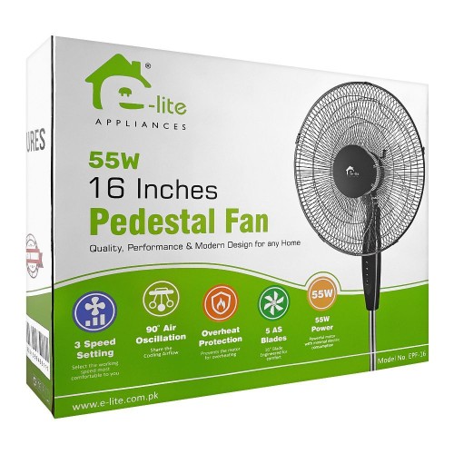 Elite Pedestal Fan EPF16 price in Pakistan at Symbios.PK