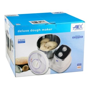 Anex Deluxe Dough Maker AG-2127, 500W, 5 Liter Capacity, White With Official Warranty  price in Pakistan