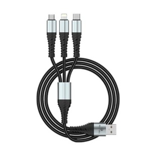 RONIN R-305 3 In 1 Durable Braided Cable price in Pakistan