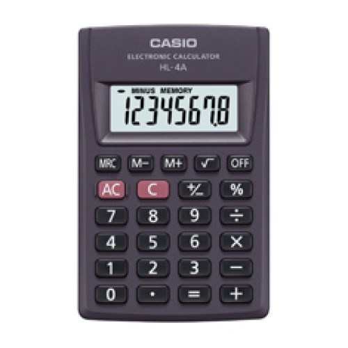 Casio HL4A Calculator price in Pakistan, Casio in Pakistan at Symbios.PK