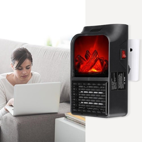 Flame Heater 900W Mini Portable Electric Fireplace Warmer price in