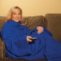 Snuggie Fleece Blanket Blue