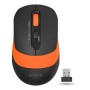 A4Tech Wireless Mouse Black/Orange Black/Grey (G3-270N)
