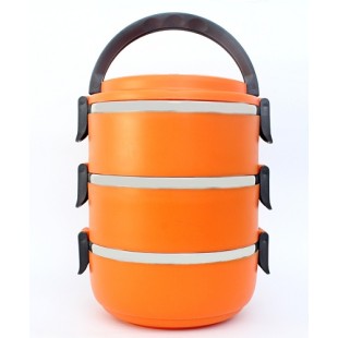 Orange Stainless Steel Lunch Box price in Pakistan