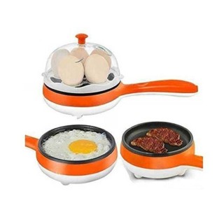 Compact and Versatile Egg Boiler + Non-Stick Electric Frying Pan price in Pakistan