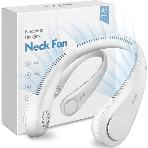 Portable Neck Fan Hands Free Bladeless Neck Fan, 360° Cooling Hanging