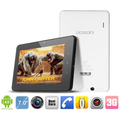 Aoson M85G 7" GSM & Android 4.0.3 Tablet PC price in Pakistan at Symbios.PK