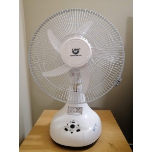 LIDO AC/DC ms-400 14 inch Rechargeable Table Fan with  LED night Light price in Pakistan