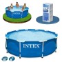 INTEX 10ft X 30in Round Metal Frame Pool - 28200