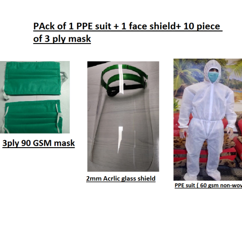 Product details of Medical PPE Kit Non Woven polypropylene 60grams