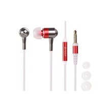 A4Tech Wired In-Ear Earphones MK-650 (Red)(Silver)