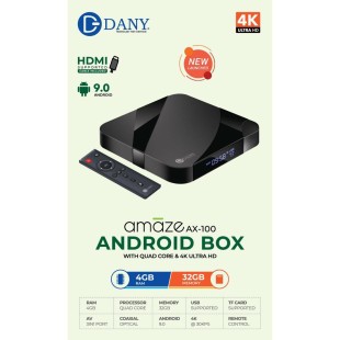 Dany Amaze (Ax-100 Android TV Box) With Official Warranty price in Pakistan