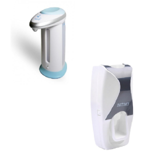 Automatic Toothpaste & Soap Sanitizer Dispenser Bundle Offer price in Pakistan