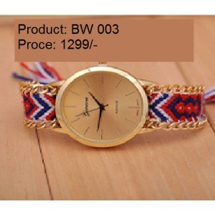 Maroon Bohemian Rope Quartz Watch BW 003 price in Pakistan