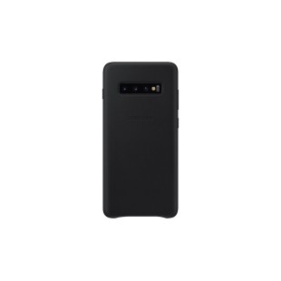 Samsung Galaxy S10+ Leather Back Cover, Black price in Pakistan