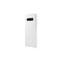 Samsung Galaxy S10+ Leather Back Cover, White