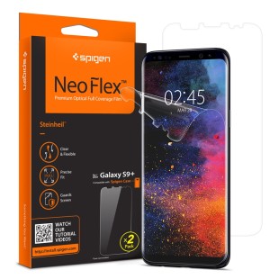 Galaxy S9 Plus Spigen Neo Flex Case Friendly Screen Protector – 2 PACK price in Pakistan