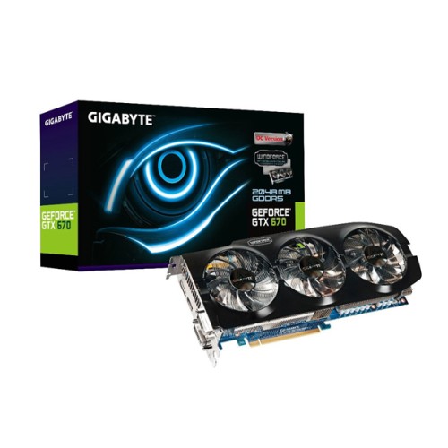 Gigabyte Nvidia GeForce GTX 670 VGA Card price in Pakistan, Gigabyte in