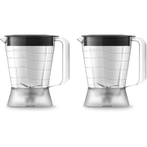 Philips Blender 450W,1L plastic Jar,4 stars stainless steel blade with