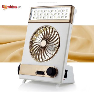 Portable Solar Fan With LED & Flash Light price in Pakistan