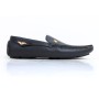 H Buckle Black Loafers SYB-579
