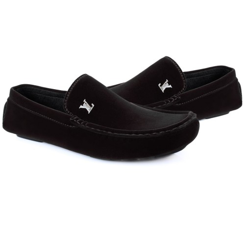 Louis Vuitton Classy Black Casual Loafers SYB-884 price in Pakistan at Symbios.PK
