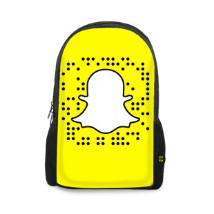 Snapchat Art Printed Backpacks BG-95 price in Pakistan