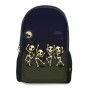 Dancing Skulls Printed Backpacks BG-1005