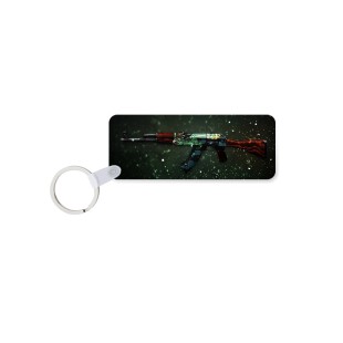 Ak 47 Fire Serpent Printed Keychain kc-254 price in Pakistan