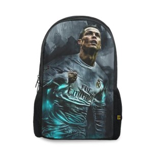 Cristiano Ronaldo Art Printed Backpacks BG-122 price in Pakistan