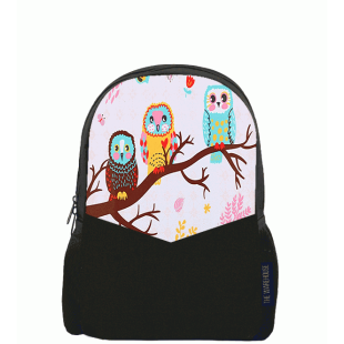 Cute Owl Art Printed Backpacks BG-09 price in Pakistan
