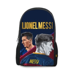 Lionel Messi Art Printed Backpacks BG-127 price in Pakistan