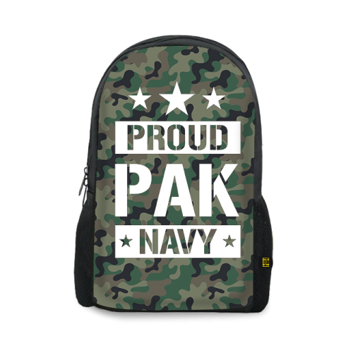 Proud Pak Navy Printed Backpacks BG-477 price in Pakistan at 