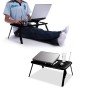 Black Copper Portable Laptop Table LD-09