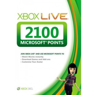 Microsoft Xbox 360 Live Card 2100 Points - PAL price in Pakistan