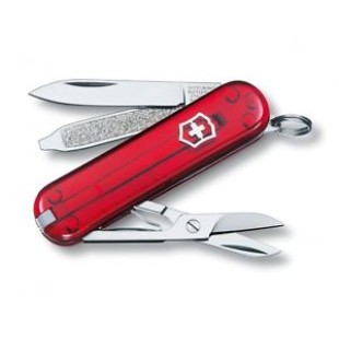 Victorinox Classic 0.6223.T Swiss army knife No. of functions 7 Red (transparent) 7611160013675 price in Pakistan