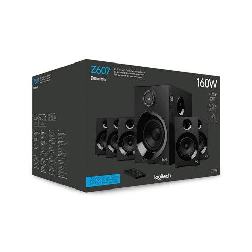 Logitech Z607 5.1 Surround Sound Bluetooth Speaker System (980001324