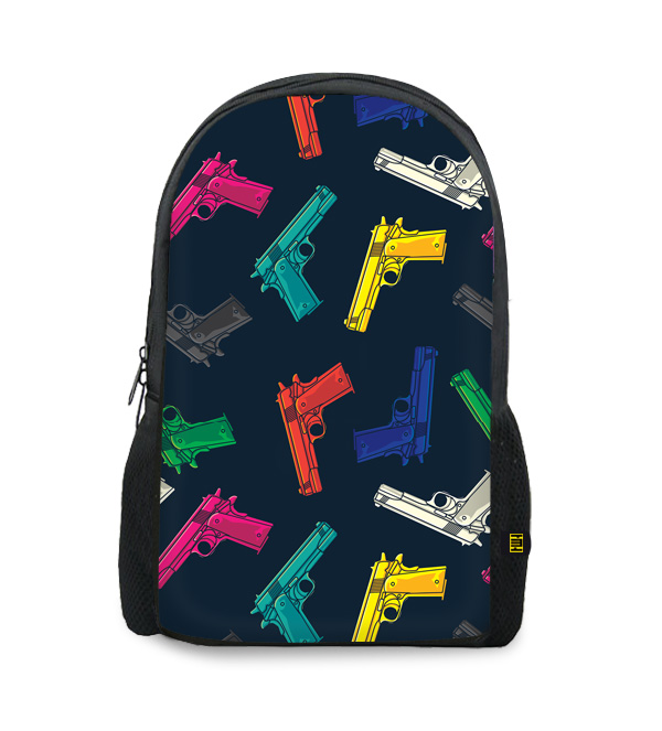 Guns Printed Backpacks BG969 price in Pakistan at Symbios.PK